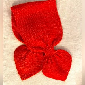 Misha & Puff Hot Red sledding scarf, adult.